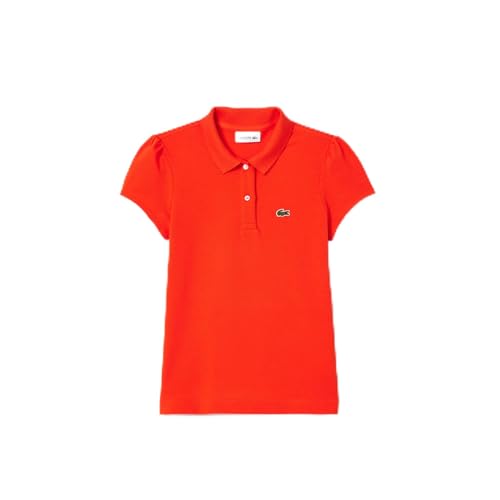 Image of Lacoste Girls Classic Short Sleeve Pique Polo Shirt