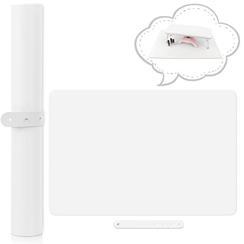 Nail Art Table Mat, Nail Arm Rest Pad For Acrylic Nails, Soft Microfiber Pu Leather Nail Mat For Table, Foldable Nail Hand Rest Pillow Manicure Pad, Acrylic Nail Training Mat Desk Mat For Nail Cushion #TOP14