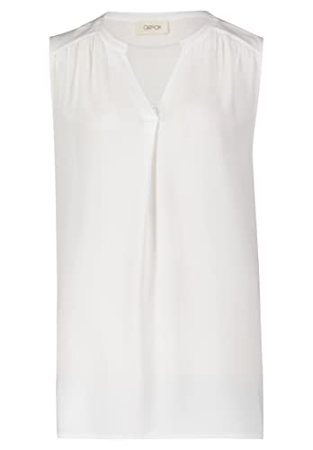 Cartoon Damen Blusenshirt unifarben Weiß,42