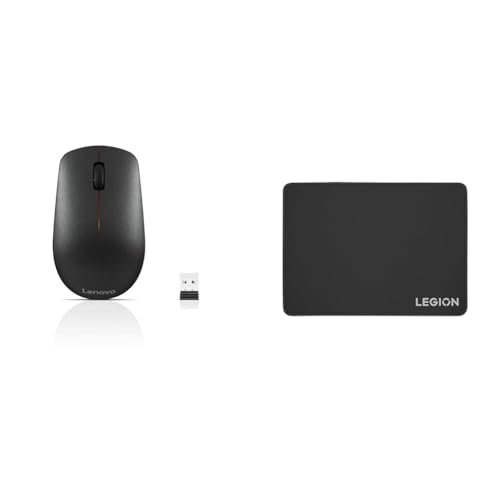 Lenovo 400 Wireless Mouse, 1200DPI Optical Sensor, 2.4GHz Wireles...