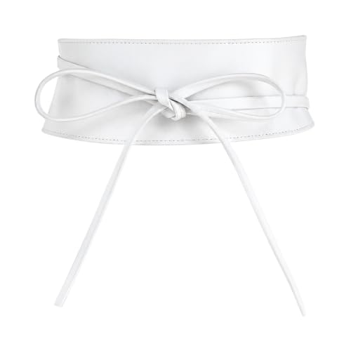 Image of FASHIONGEN - Woman Italian leather Obi belt, CASSIANE