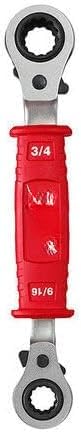 xokisde 48-22-9212 Lineman’S 4In1 Insulated Ratcheting Box Wrench for Milwaukee Tool