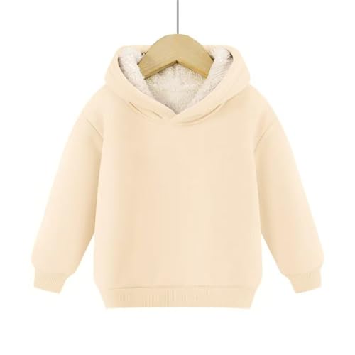 Boys Girls Fleece Pullover Tops Hooded Sweatshirt Solid Sherpa Hoodie for Teen Girl Winter Outwear Jacket Coat2