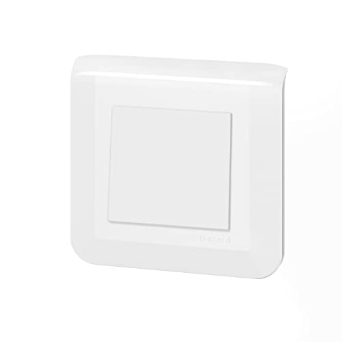 legrand interrupteur ou va et vient mosaic 10a blanc complet avec plaque et fixation à vis