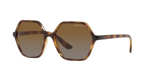 Vogue Eyewear Woman Sunglasses Black Frame, Grey Lenses, 55MM