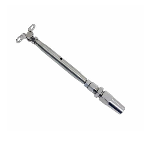 Prolinemax Marine Stainless Steel T316 Cable Deck Toggle y Tensores Swageless 3/16" miniatura 1