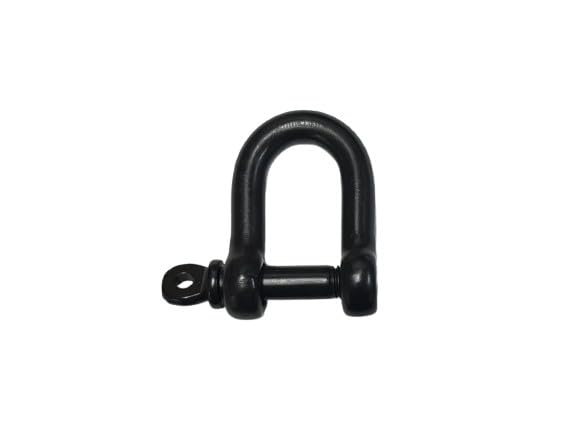 Manille en D 10mm en acier inoxydable 316 noir de qualité marine US Stainless durable