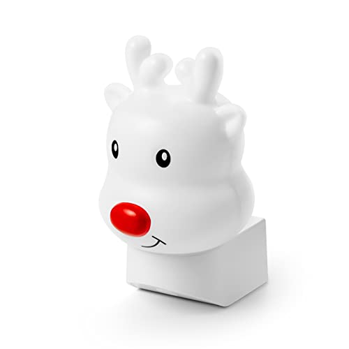 Jadens Christmas Deer Decorations Night Light Plug-In – Color Changing Led Wall Nightlights, Dusk To Dawn Sensor, Kids, Elderly, Nursery, Bedroom, Hallway, Stairs, Kitchen #TOP19