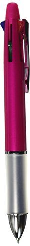 Pilot Dr. Grip 4+1, 4 Color 0.7 mm Ballpoint Multi Pen and 0.5 mm Pencil - Pink Body