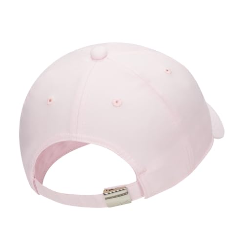 Image of Nike Unisex Big Kids' Club Dri-FIT Unstructured Metal Swoosh Cap Hat | Boys and Girls