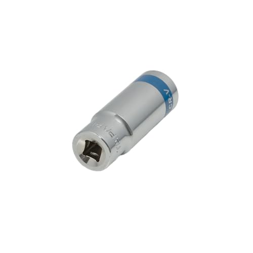Image of Taparia 1 /4 inch (6.35mm) Drive Extended Length Deep Socket Bit (AL 12, 13, 14 mm)-For Fastners in Recessed areas-Compatible W /Ratchets, L Handles, Wrenches, Power Tools-Automotive Workshop, Garages