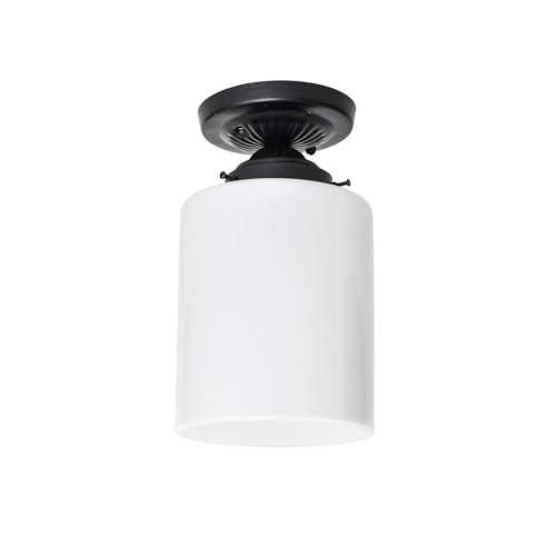 Plafonnier Small Sleek Cylinder Moonlight résout manque lumière plafond bas