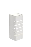 Douille : E14 SLV applique murale - saillie gl 100 slot, applique, carree, platre blanc, e14, max. 40w