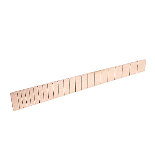 Touche en bois d'érable 22 frettes pour guitare pour remplacer un manche usé
