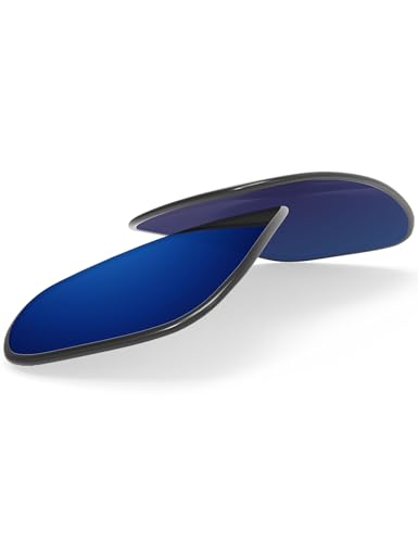 Image of BLAZERBUCK Polycarbonate Polarized Replacement Lenses for Oakley Fives Squared(4+1) OO9238 Sunglasses - Midnight Blue AR Coated