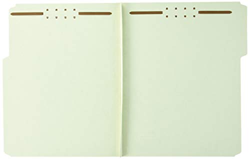 Pendaflex-Pressboard-Fastener-Folders-2-Fasteners-Letter-Size-Light-Green-1-Expansion-13-Cut-in-Left-Right-Center-Positions-25-Per-Box-17178EE