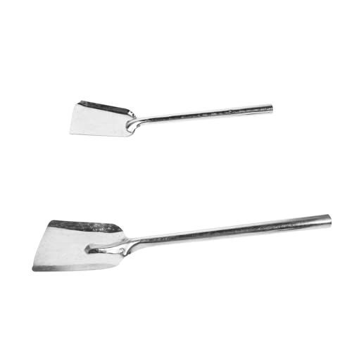 HEALLILY 2 Pezzi Strumento in Metallo Per Rimozione Piccola Per Cenere Attrezzi Per Caminetti Domestici Utile Per Giardino e Pulizia Focolare