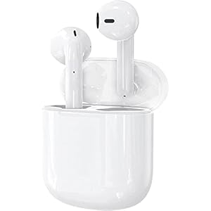 Domilife Bluetooth Kopfhörer,Weiß Drahtloses Touch-Bluetooth Noise-Cancelling-Kopfhörer,Popup-Fenster mit Echtzeit…