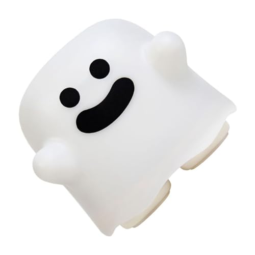 Lámpara de mesa noche fantasma cute con dimer USB miniatura 2