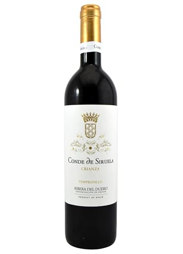 Frutos Villar Conde Siruela Tempranillo Ribera del Duero Crianza 75 cl Vino tinto (Caja de 3 Botellas de 75 cl)