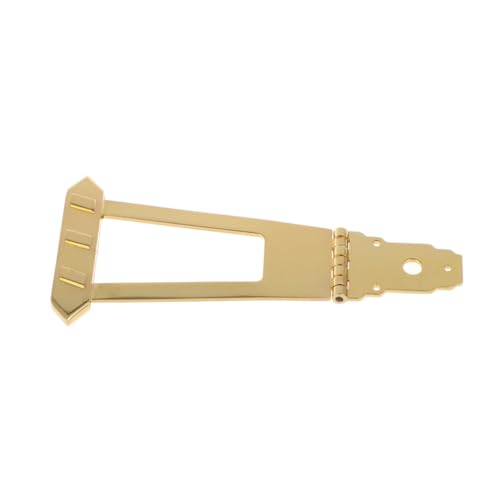 Cordier de guitare en métal doré au design carré pour mise à niveau d'instrument