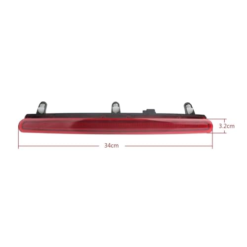 Feu stop surélevé VW T5 Transporter Caravelle lentille rouge