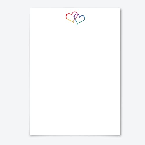 Rainbow Love Hearts Me Loovely - Set di carta da