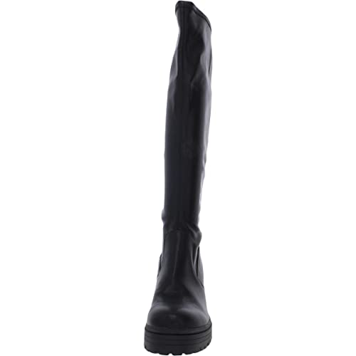 Madden Girl Womens Coretta Stretch Knee-High Boots Black 9.5 Medium (B,M)3
