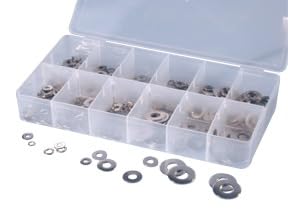 Atd Tools 360 350 Pc. Stainless Lock and Flat Washer Assortment