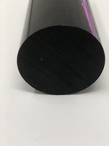 Image of White HDPE Rod 2 3 /4 inch Diameter x 2' Length