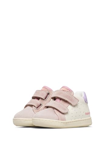 Naturino Girls Falcotto Kiner VL (Toddler) Sneaker, Milk/Cipria/Violet, 83