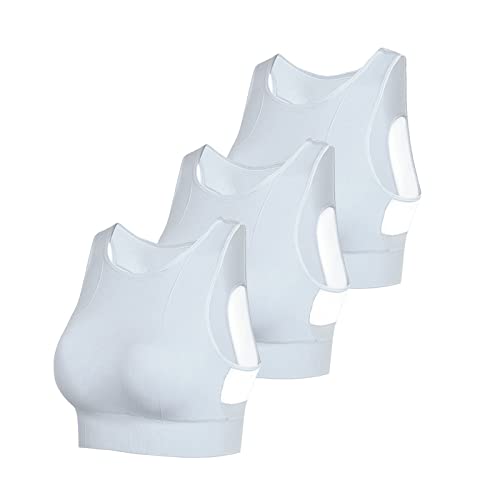 Soutien-gorge de sport rembourré respirant et débardeur en maille