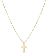Cross Necklace for Women 14K Gold/Silver Plated Dainty Small Cross Pendant Choker Simple Trendy C...