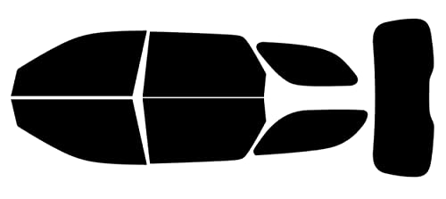 True Line Automotive Precut Window Tint Kit Nano Compatible with Dodge Durango 2011-2022 20% Fronts 5% Backs