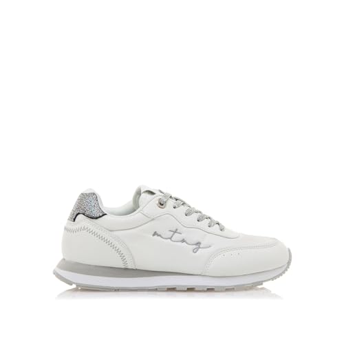 MTNG Deportivas Mujer Deportivas JOGGO 60494 Mujer | Deportivas Casual | Cierre con Cordones | 58128 | Blanco