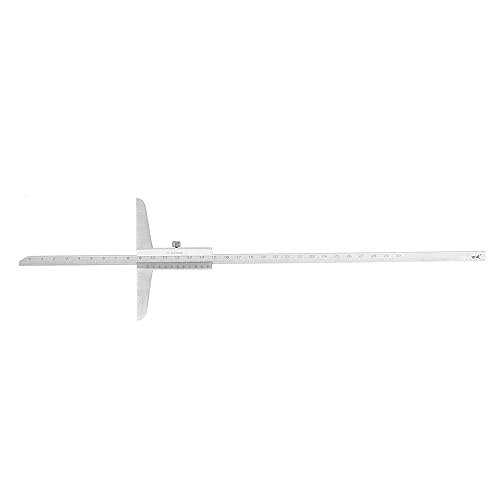 Pied à Coulisse de Profondeur Jauge de Métal 0.02mm Micromètre de Haute Précision Pied à Coulisse Outil de Mesure Pied à Coulisse de Profondeur (0-300)