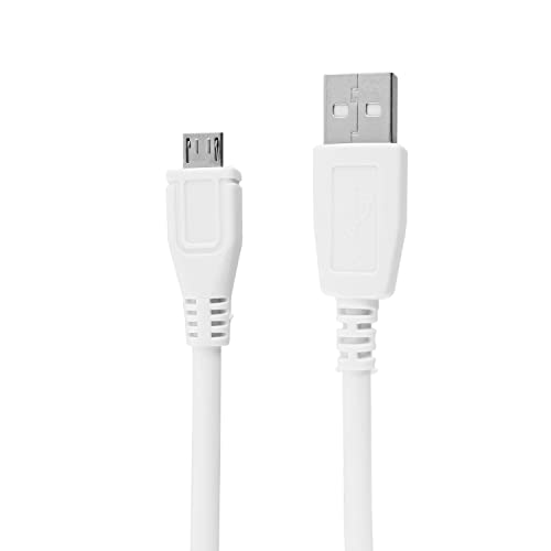 Image of USB to Micro USB PVC Data Sync & 2A Fast Charging Cable, Made in India, 480Mbps Data Sync, Solid Cable, 1.2 Meter Long USB Cable for Micro USB Devices (White)