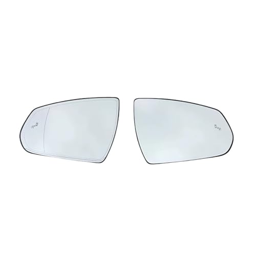 Lentille de miroir de voiture Cadillac SRX 2009-2015 accessoires de rétroviseur extérieur 1pair