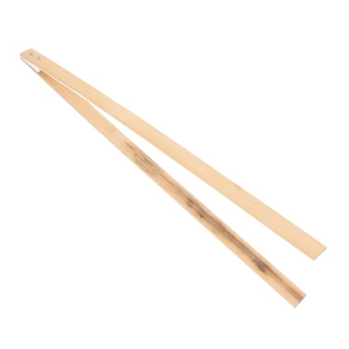 PRETYZOOM Bamboo Cleaning Clip Trash Picker Grabber for Efficient Lightweight and Portable