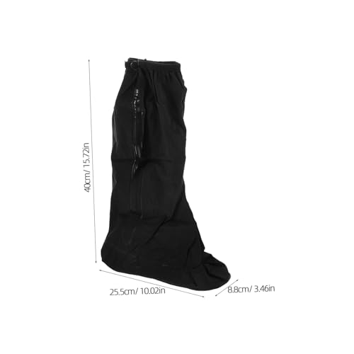 1 par de fundas impermeables para botas de lluvia unisex - Fundas elásticas con hebilla para días lluviosos y nevados miniatura 2