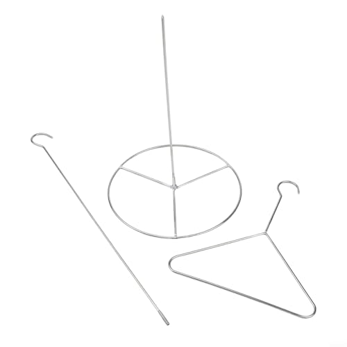 Juego de Accesorios para Freidora de Acero Inoxidable para Freír, Asar y Grillar, Incluye Pica, Espetones y Ganchos de Elevación para Manejo Seguro de Alimentos miniatura 3