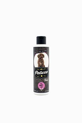 Petuxe Champú Vegano para Perros y Gatos. Texturizador Perro de Agua. Champú Mascotas (200 ml)