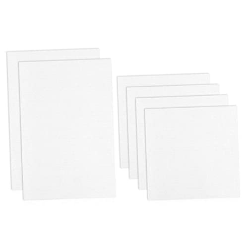 Hohopeti 4 Pack Cross-Stitch Fabric 30x30cm 30x45cm Cotton Cloth for Embroidery DIY Needlework Boys and Girls Adults