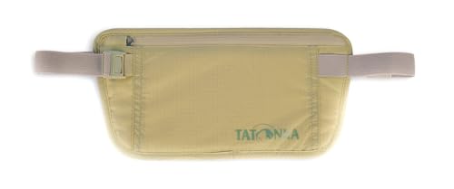 Tatonka Bauchtasche Skin Document Belt - Flache Hüfttasche mit großem Reißverschluss-Fach - Zum versteckten Tragen unter der Kleidung (Natural)