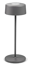 Tescoma 906942 Lampada da Tavolo LED senza fili ricaricabile,3 Temperature Colore, grigia, linea Fancy Home