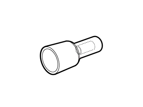 Capuchon terminal Cembre NL06-P en polyamide et cuivre pour section nominale 1,5 à 2,5 mm²