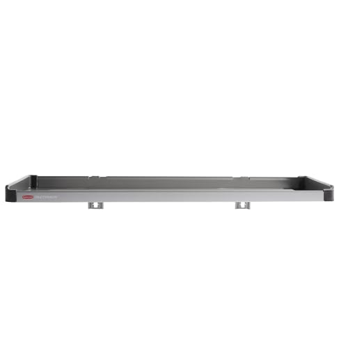Image of Rubbermaid FastTrack Rail Large Shelf Organization System, Holds up to 50 Pounds, Ideal for Cleaning Products /Garden Supplies /Laundry Products