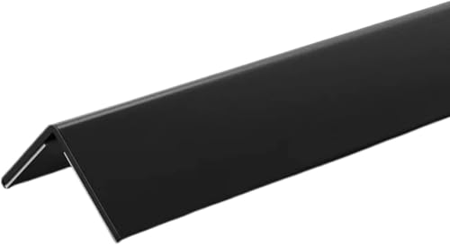 Pare-chocs d'angle auto-adhésif en PVC noir protecteur mural résistant pour carrelage