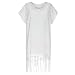 Voqeen Mujer Vestido de Playa Borla de Gasa Cubrir Blusa Camisolas y...