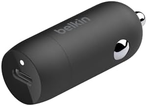 Belkin BoostCharge 30W Hızlı Araç Şarj Cihazı, USB-C Güç Dağıtım ...